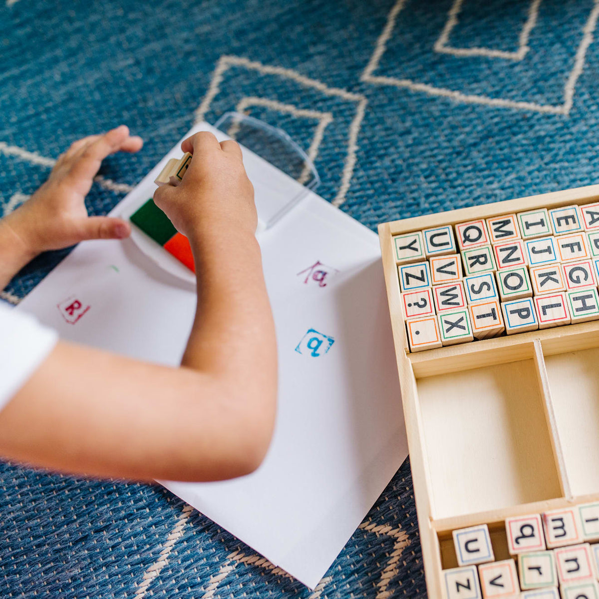 Educational Alphabet Stamp Set