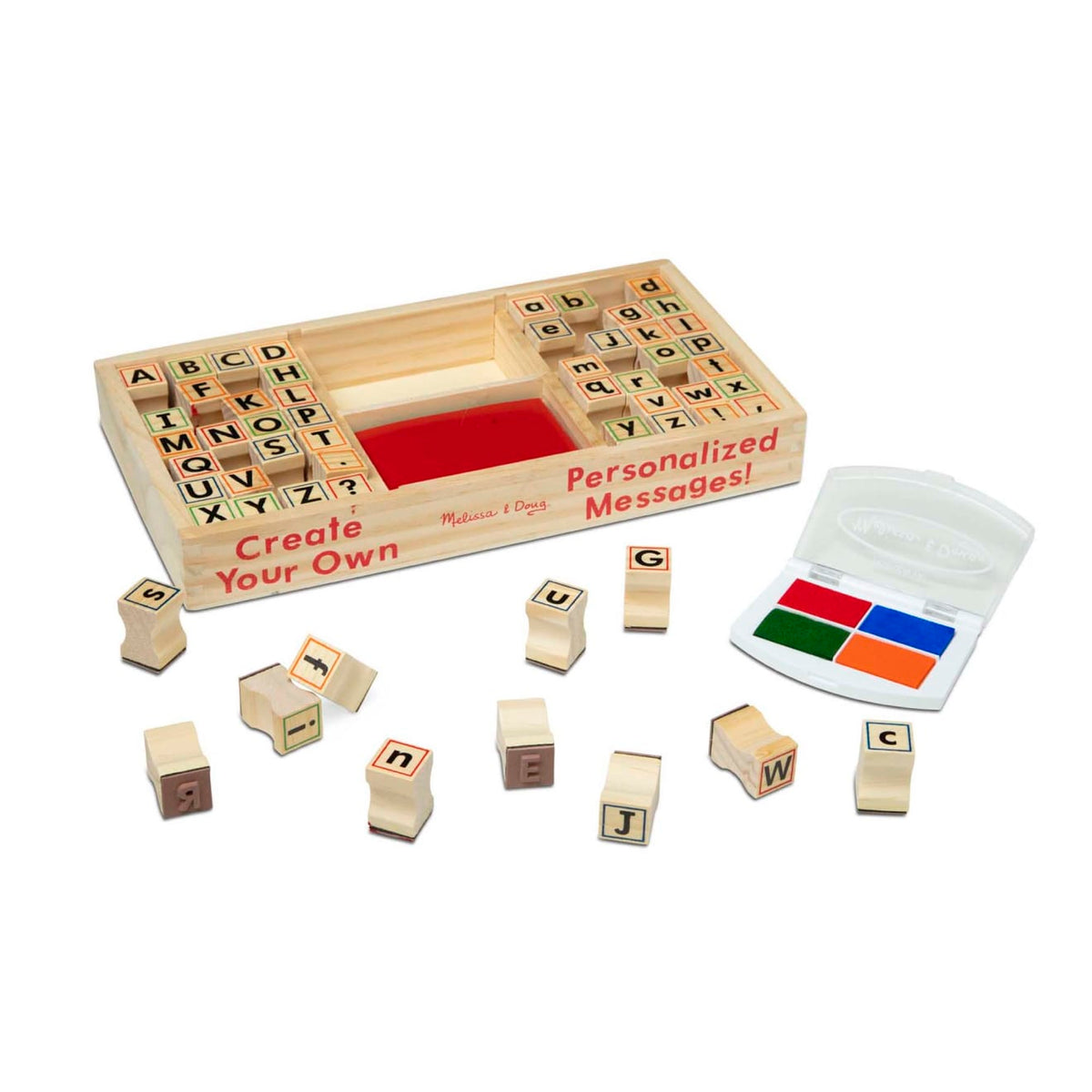 Educational Alphabet Stamp Set