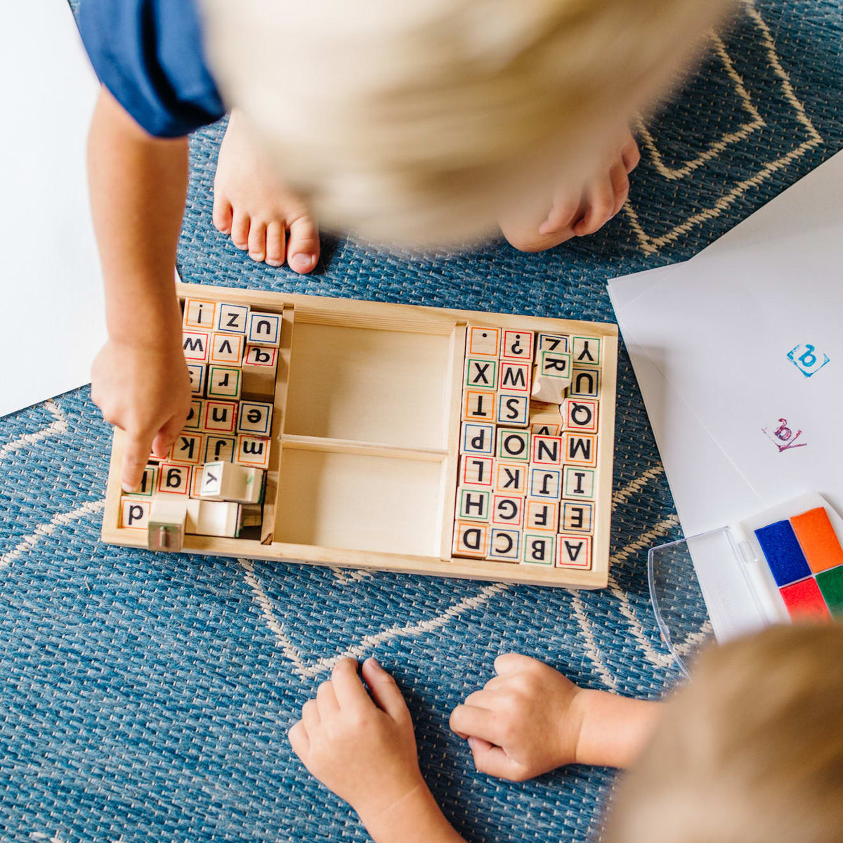 Educational Alphabet Stamp Set