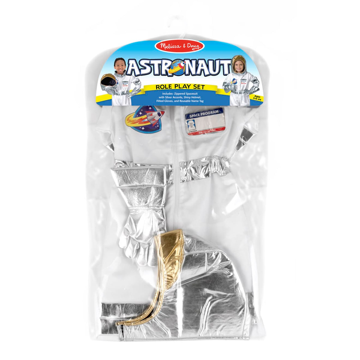 Educational Astronaut Role Play Costume Set