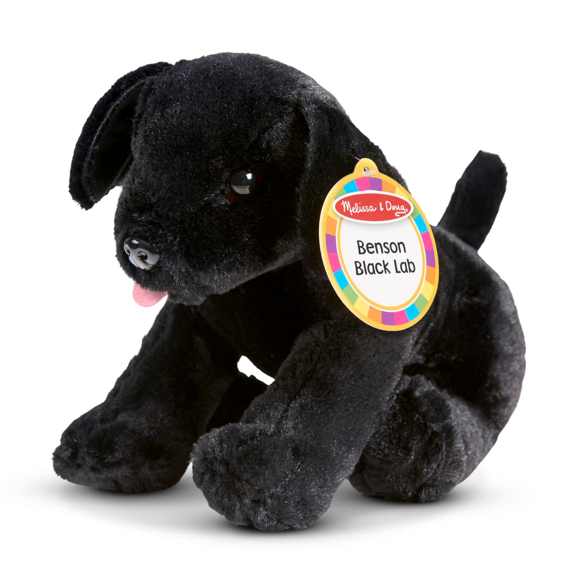 Educational Benson Black Lab Puppy Dog Stuffed Animal