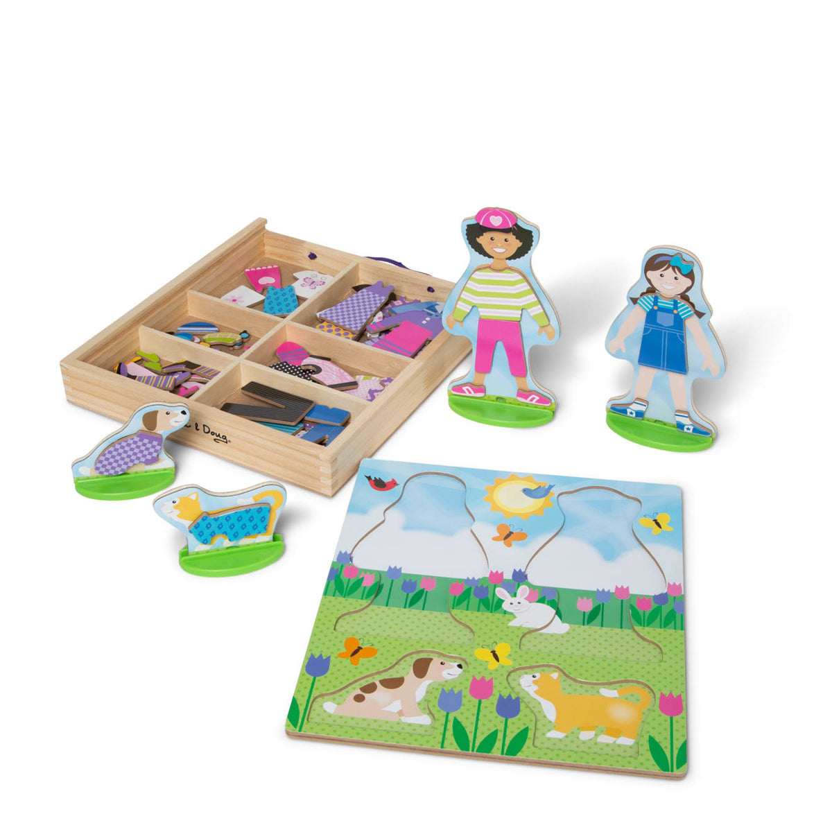 Educational Best Friends Magnetic Dress-Up Play Set