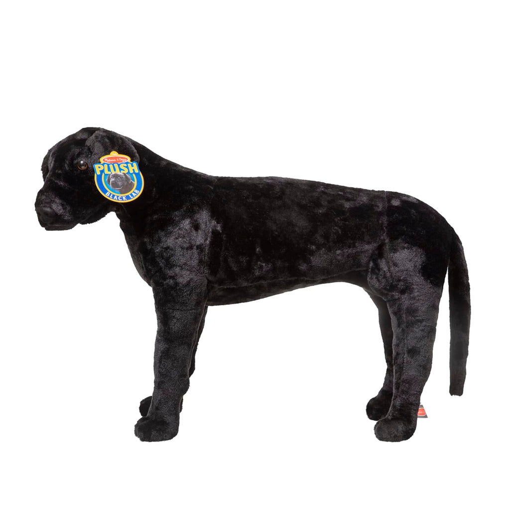 Educational Black Lab Giant Stuffed Animal