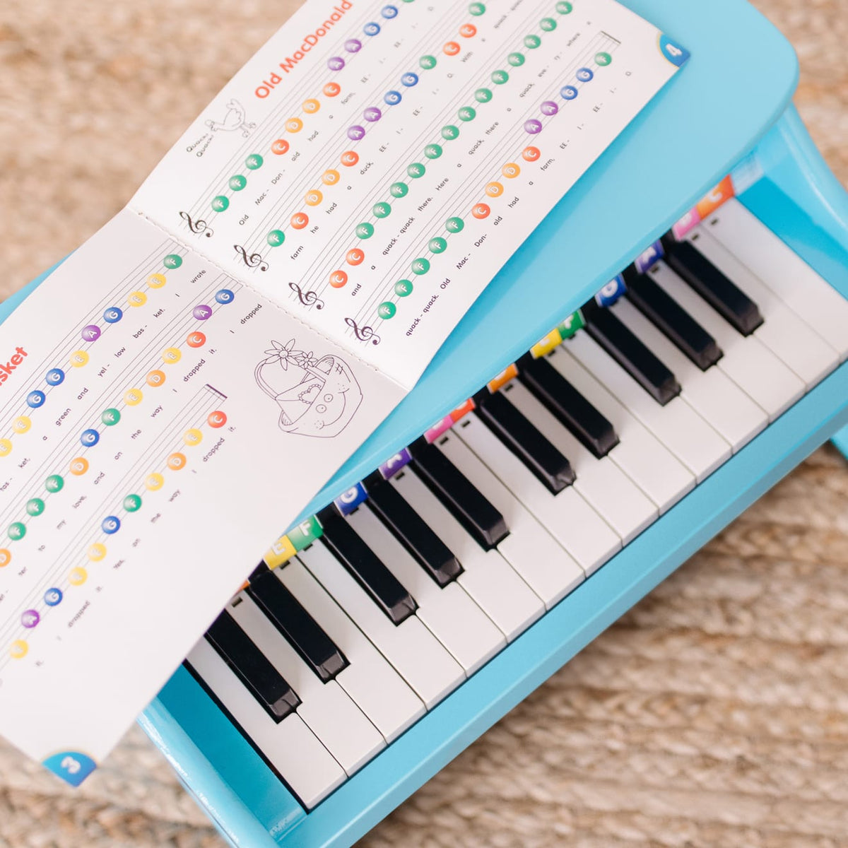 Educational Blue Piano