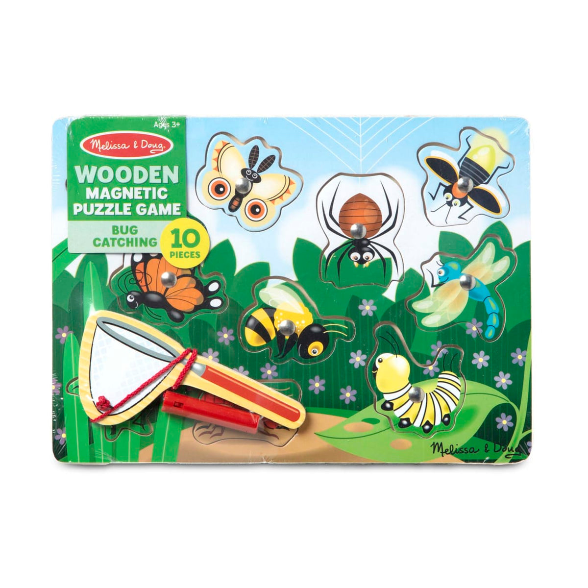 Educational Bug-Catching Magnetic Puzzle Game