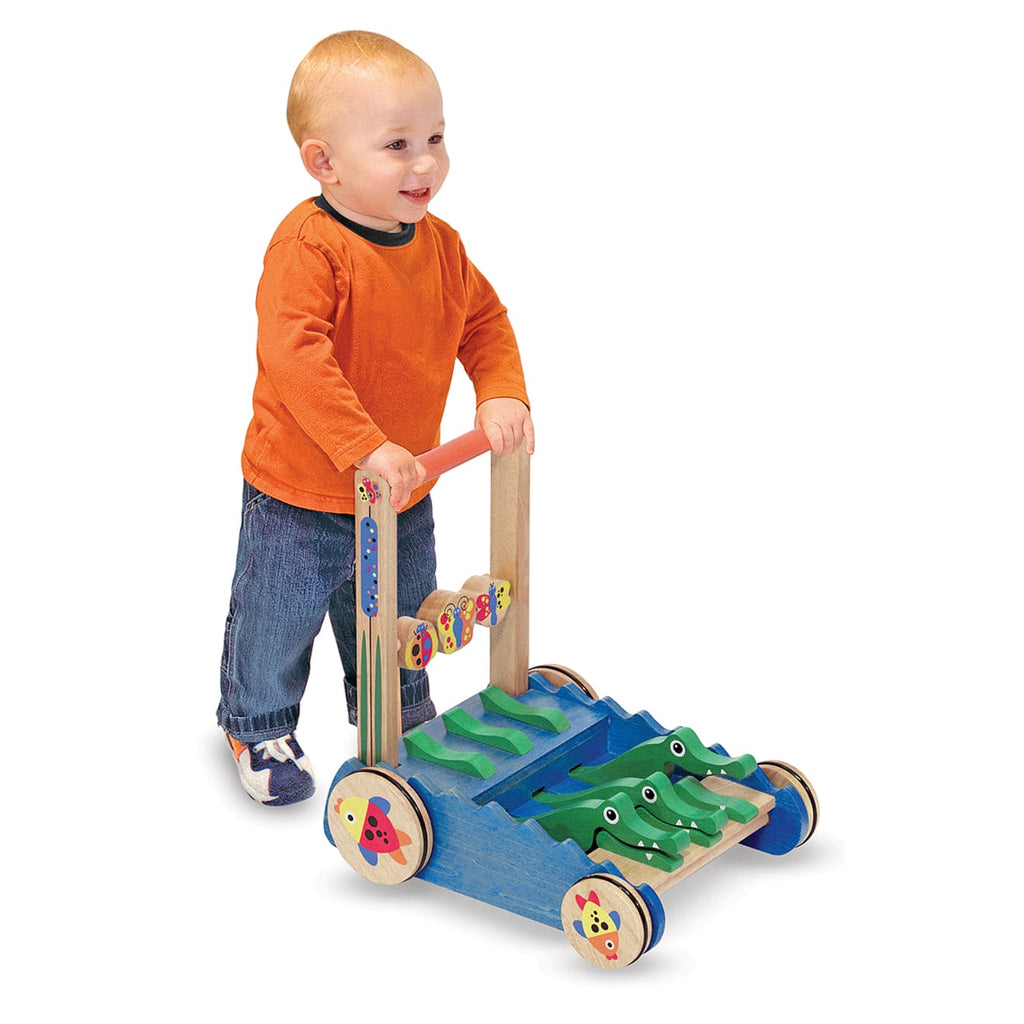 Educational Chomp & Clack Alligator Push Toy