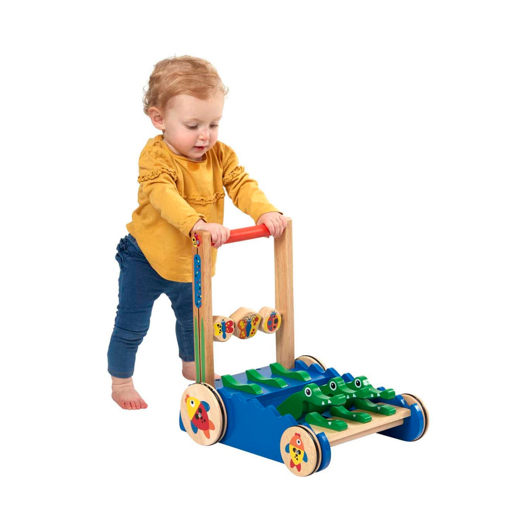 Educational Chomp & Clack Alligator Push Toy