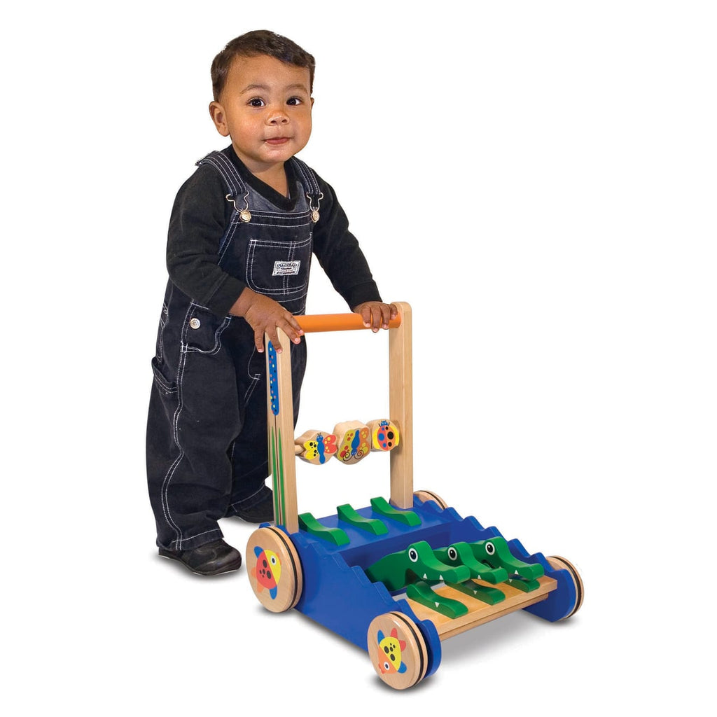 Educational Chomp & Clack Alligator Push Toy