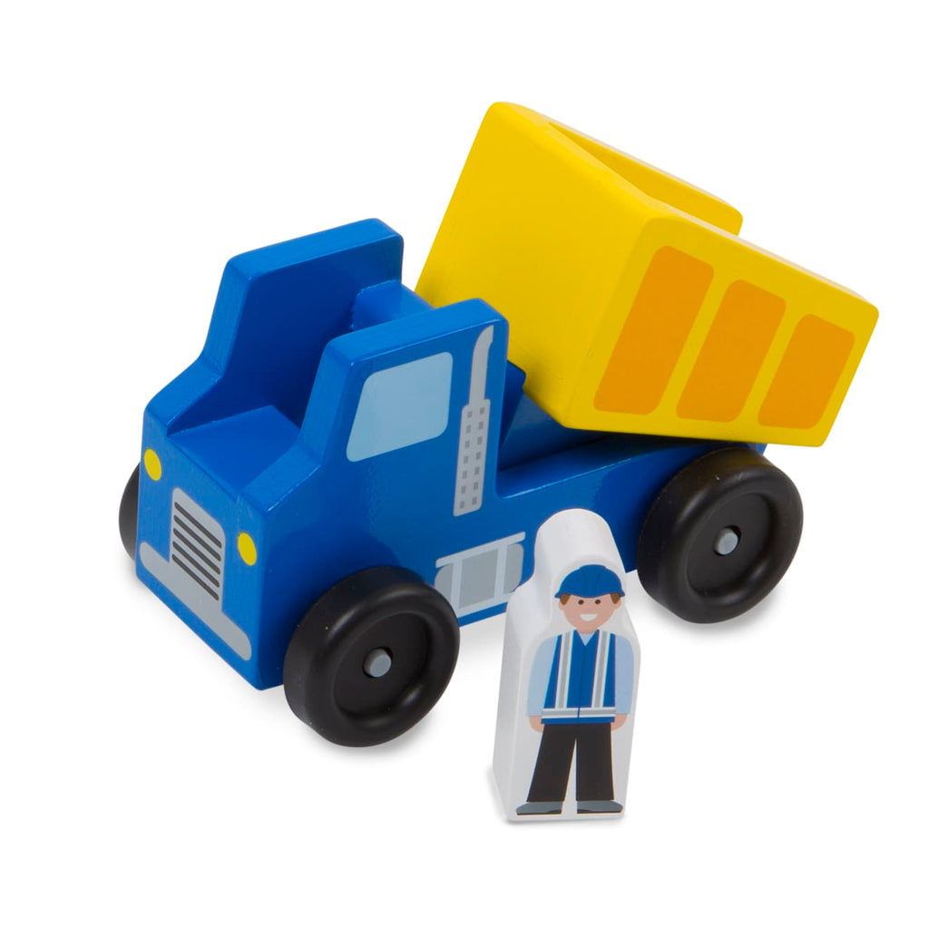 Educational Classic Wooden Toy Construction Vehicle Set