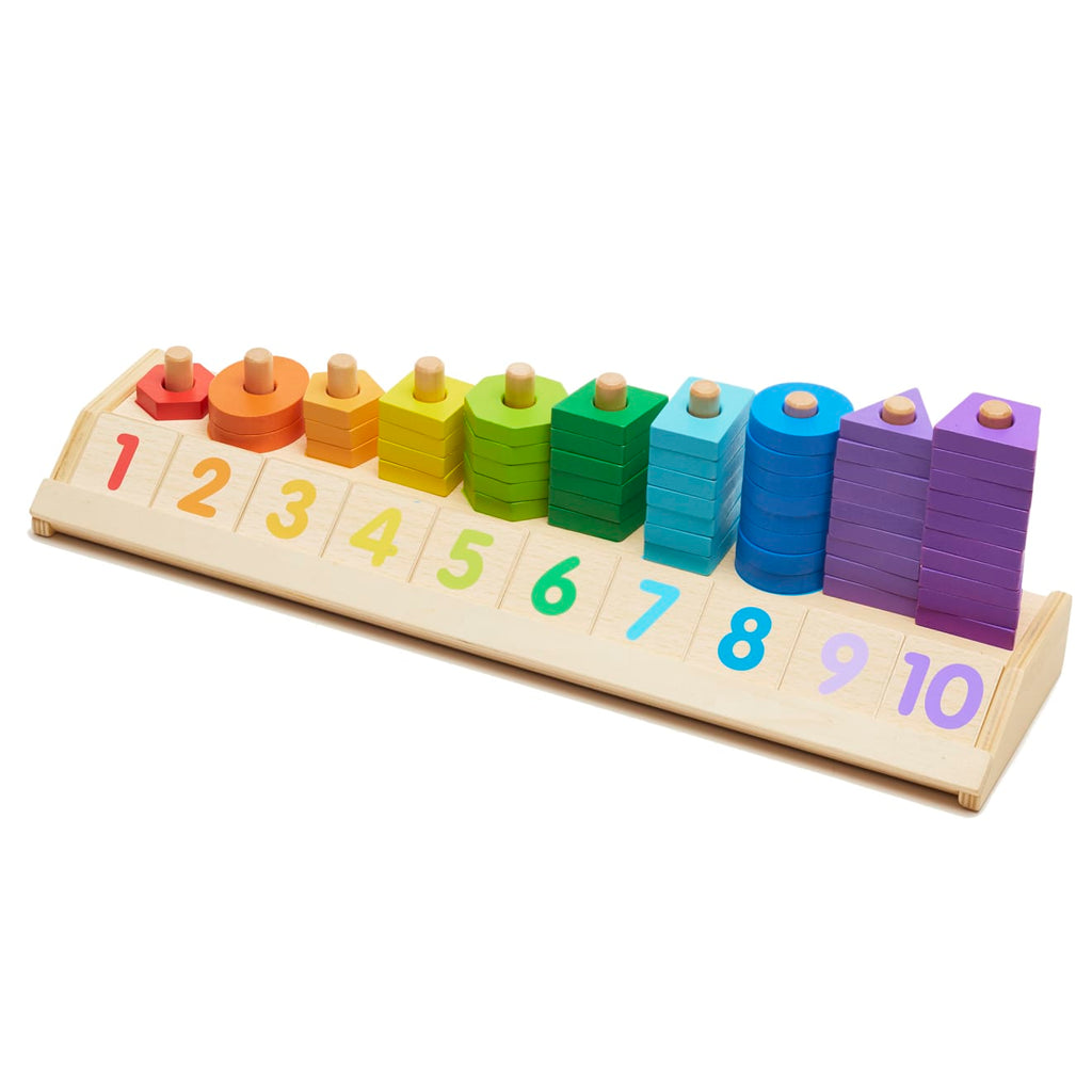 Educational Counting Shape Stacker