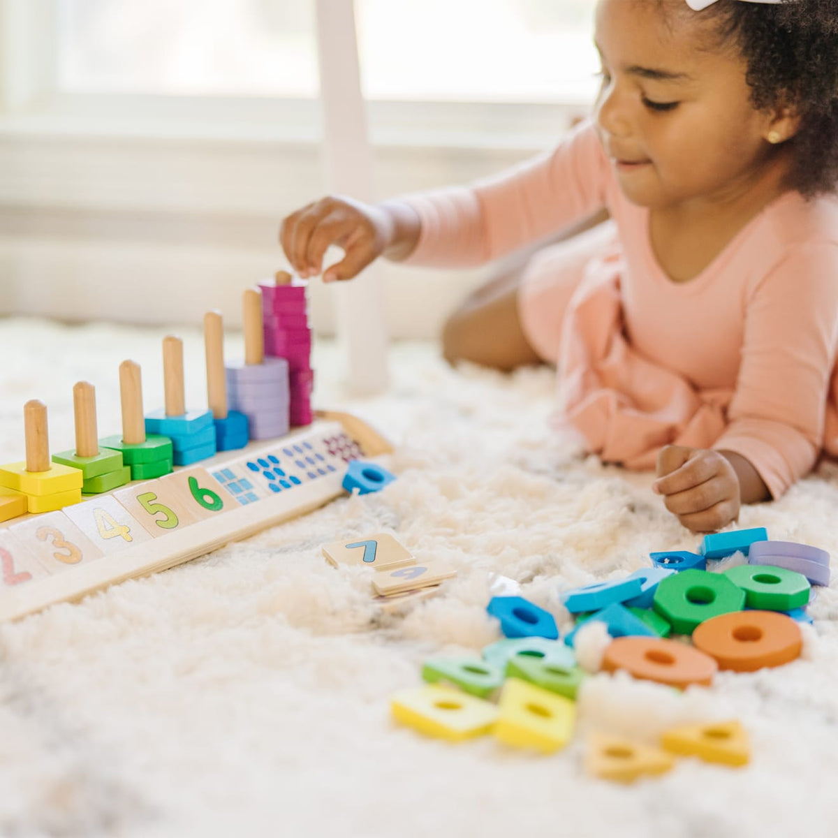 Educational Counting Shape Stacker
