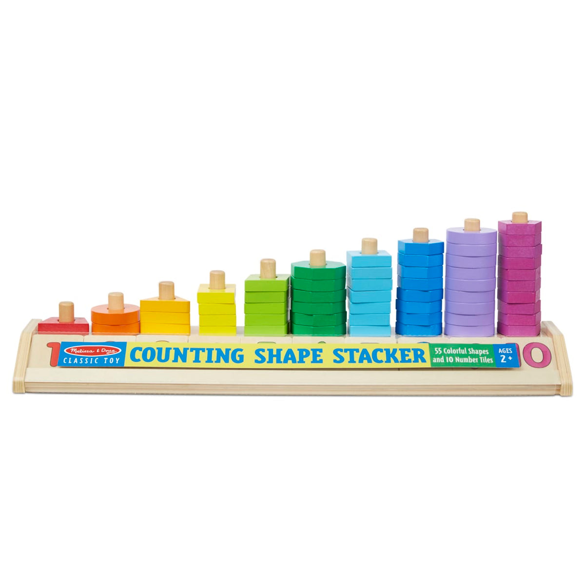 Educational Counting Shape Stacker