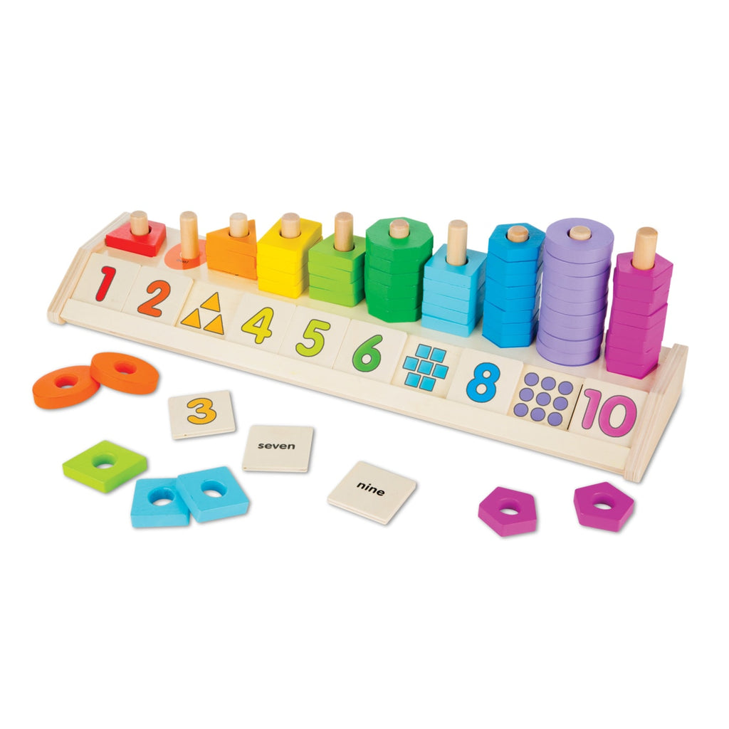 Educational Counting Shape Stacker