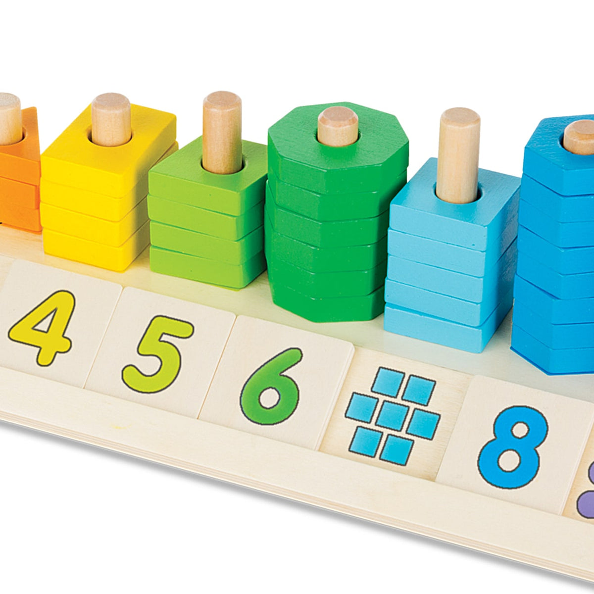 Educational Counting Shape Stacker