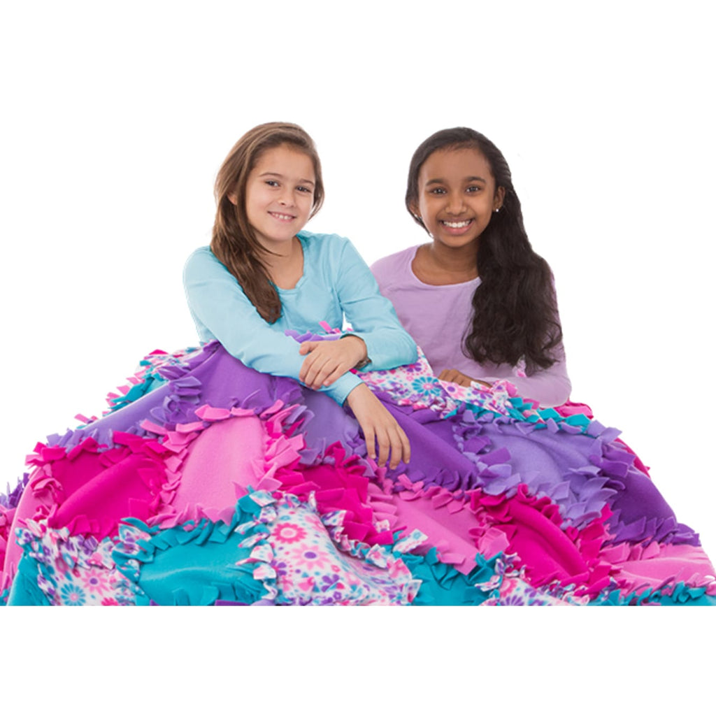 Educational Created by Me Flower Fleece Quilt