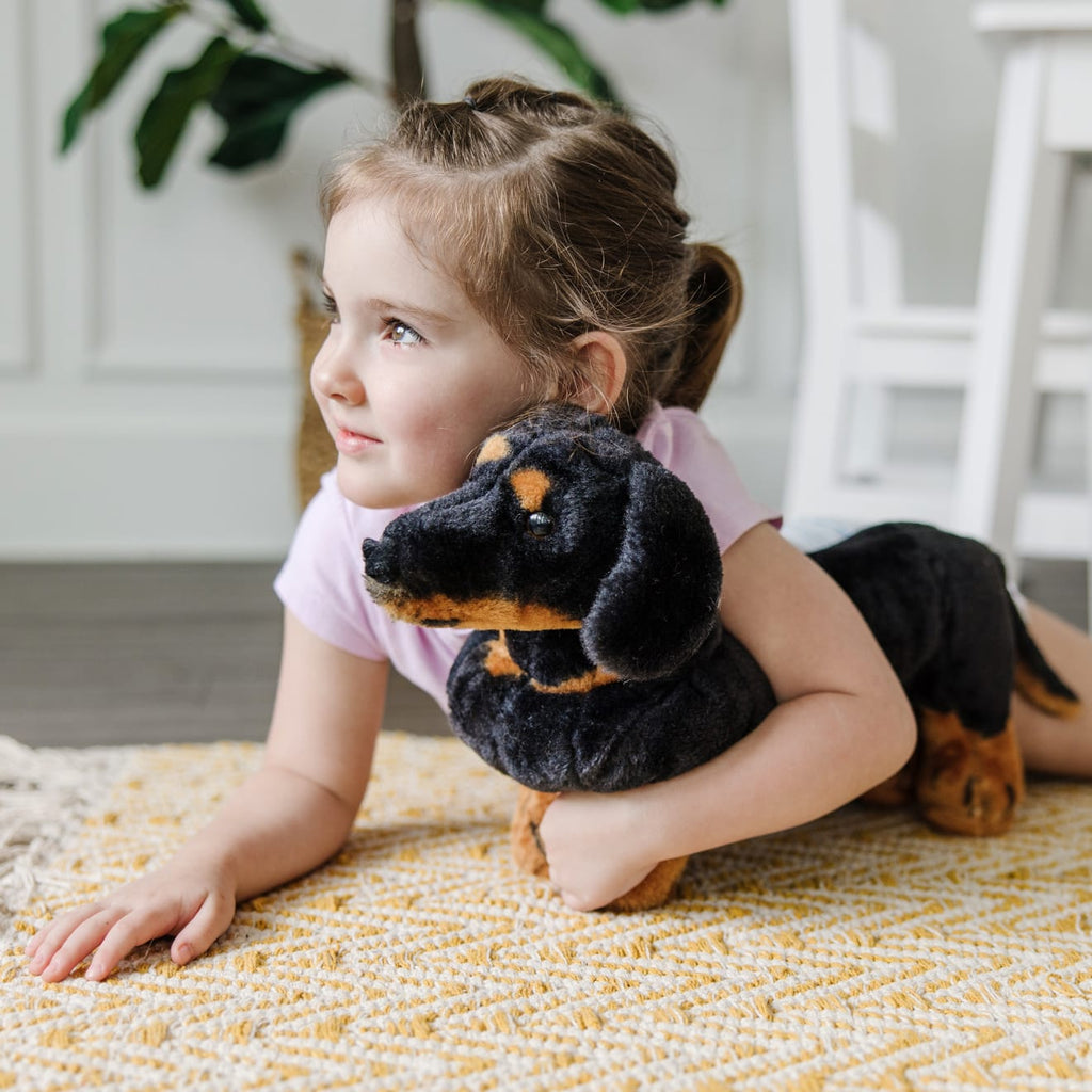 Educational Dachshund Dog Giant Stuffed Animal