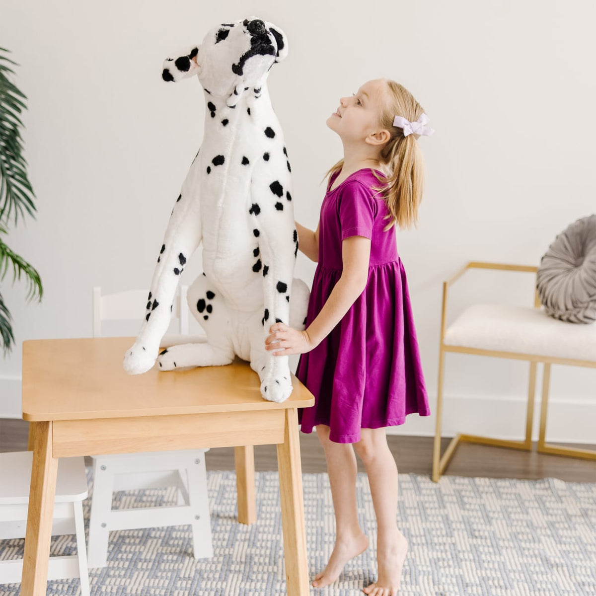 Educational Dalmatian Giant Stuffed Animal