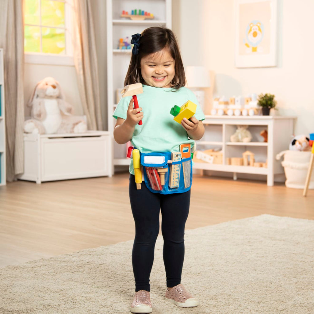 Educational Deluxe Wooden Tool Belt Set