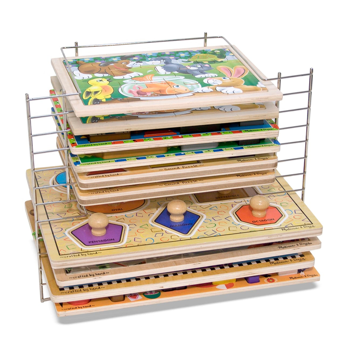 Educational Deluxe Wire Puzzle Rack