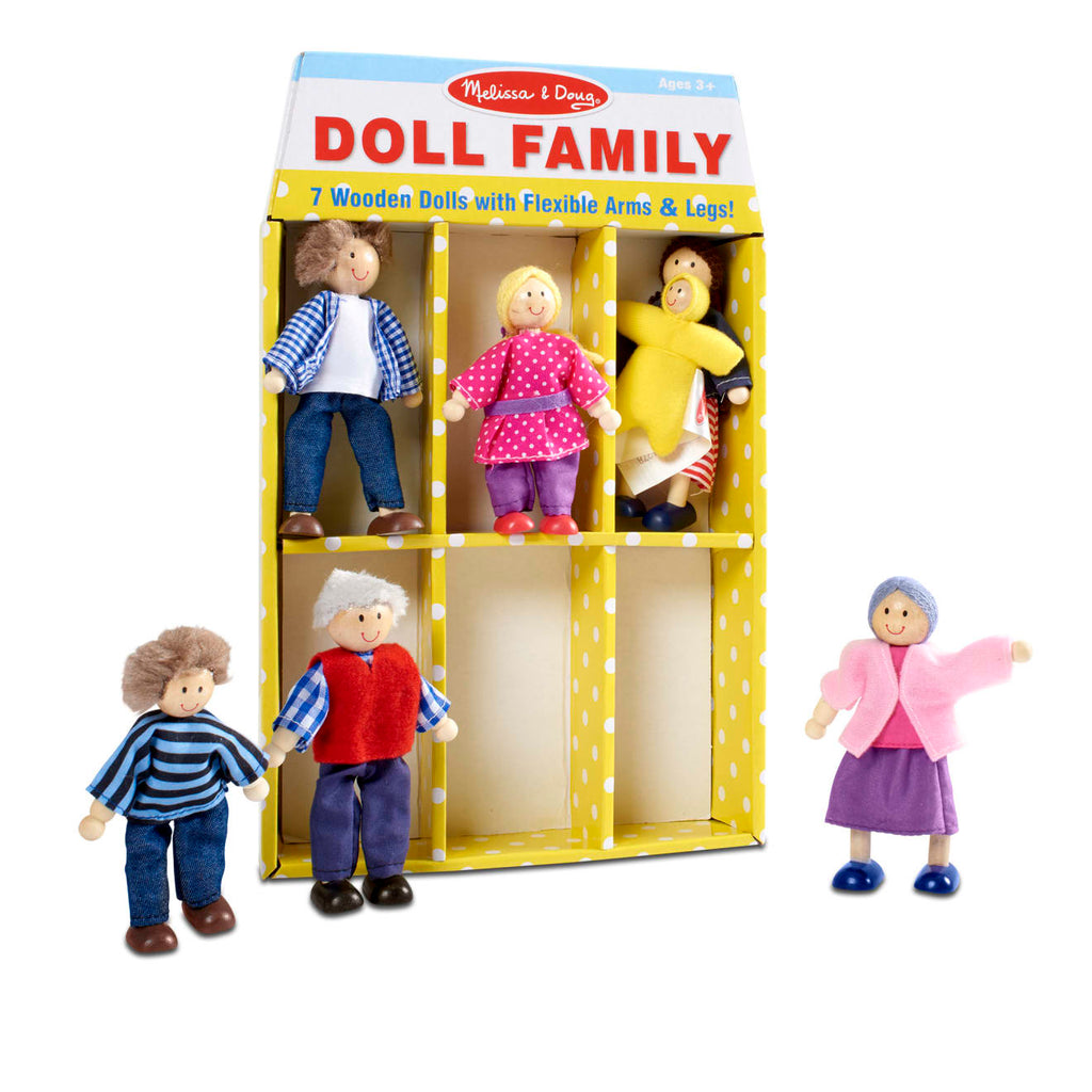 Educational Wooden Doll Family
