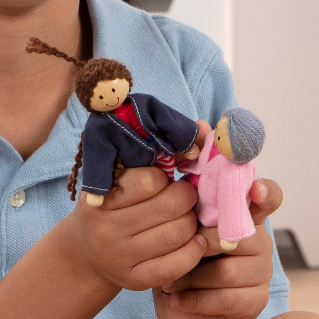 Educational Wooden Doll Family