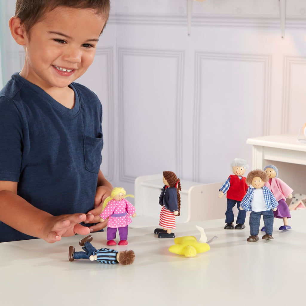 Educational Wooden Doll Family
