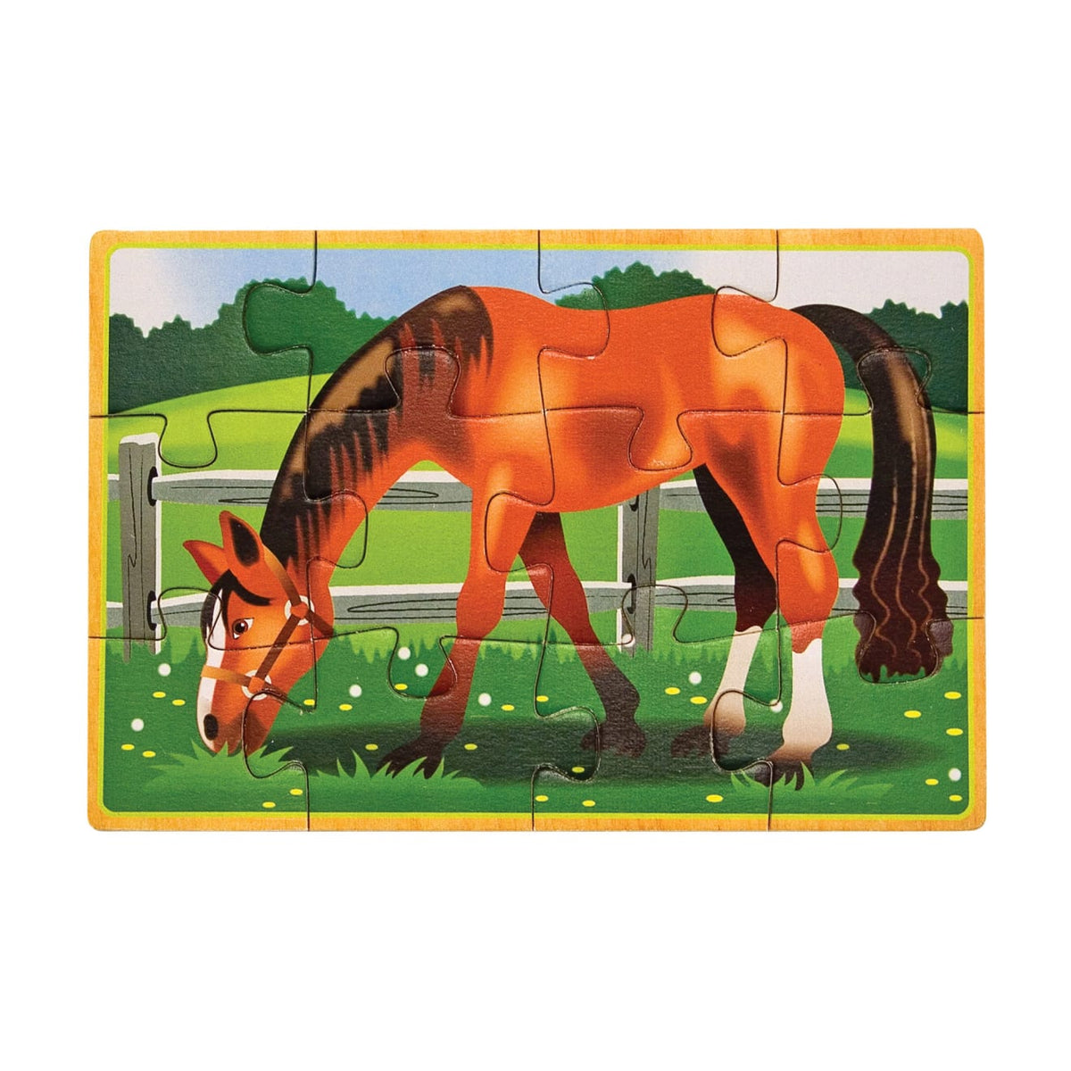 Educational Farm Animals Jigsaw Puzzles in a Box