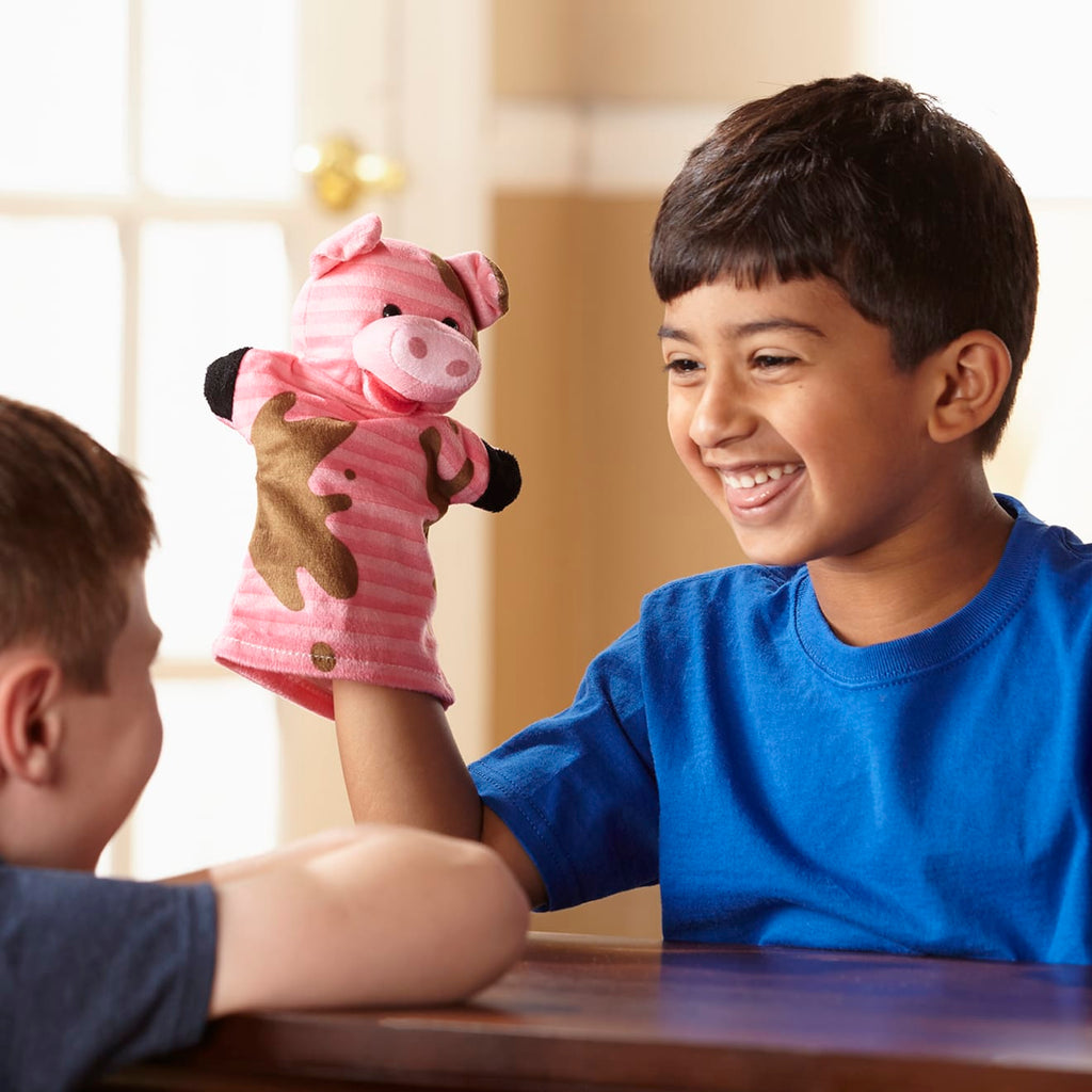 Educational Farm Friends Hand Puppets