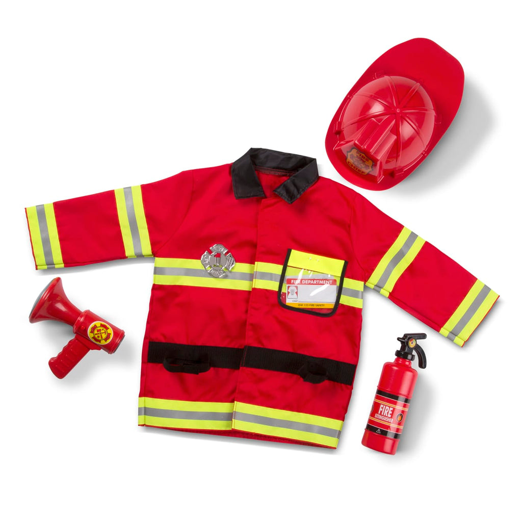 Educational Fire Chief Role Play Costume Set