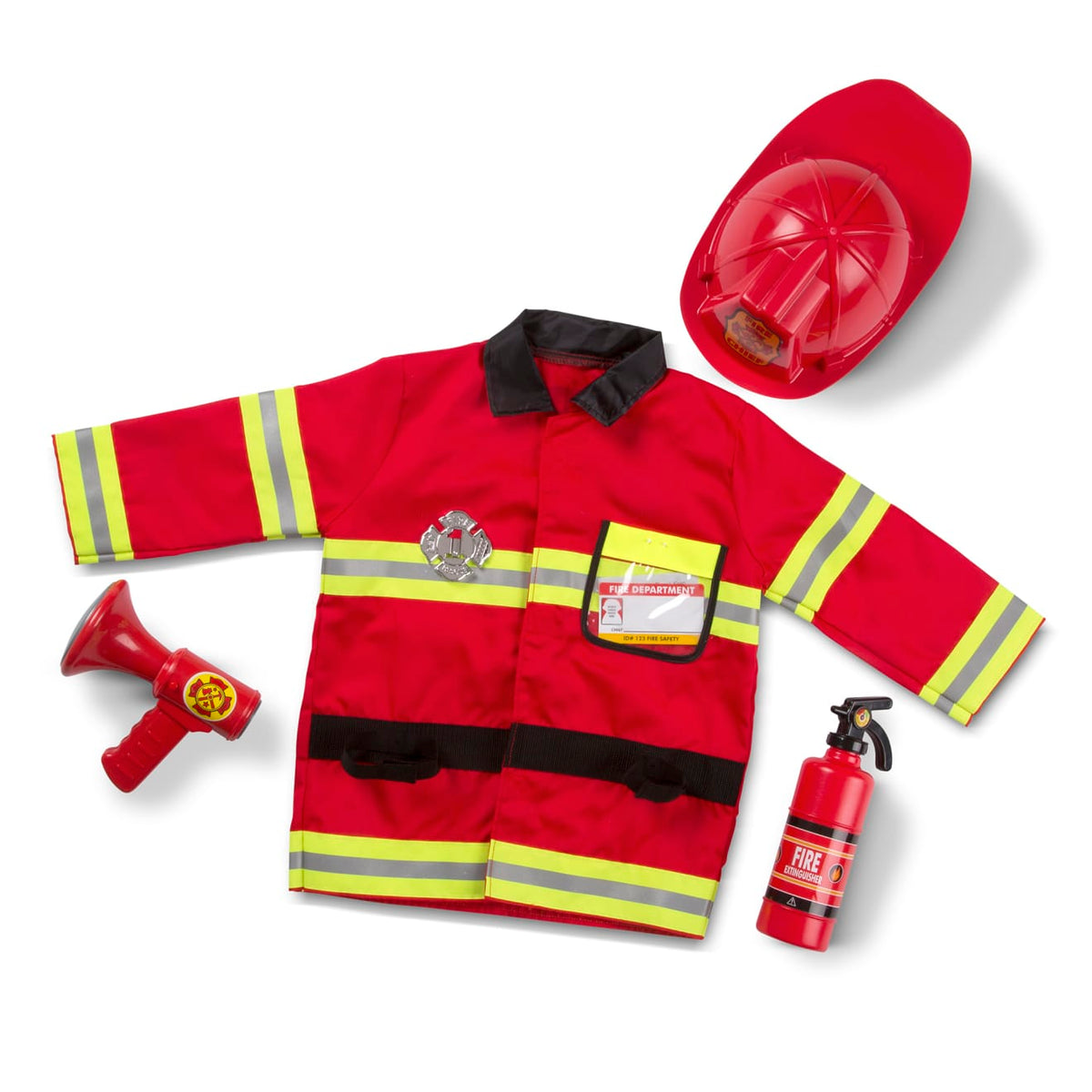 Educational Fire Chief Role Play Costume Set