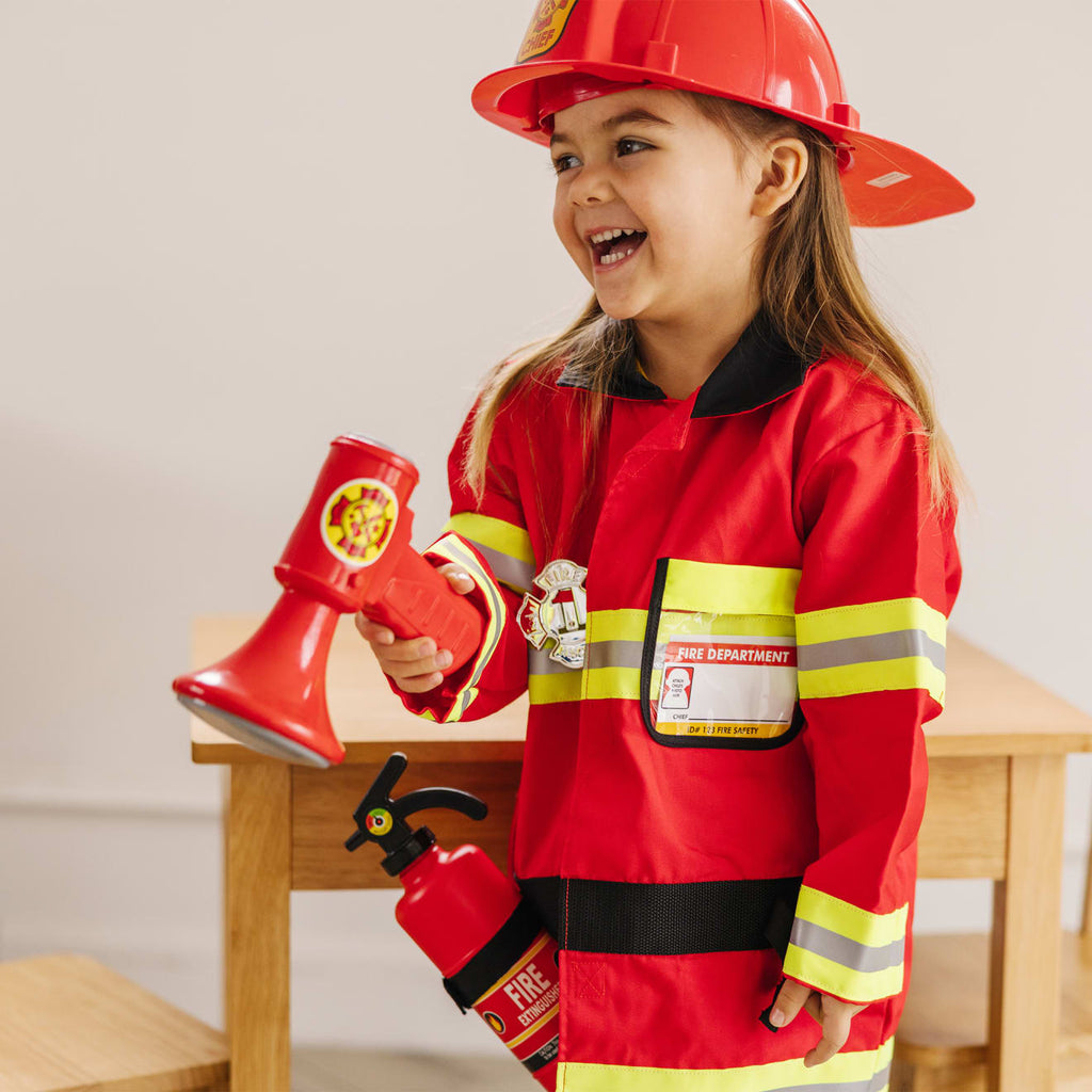 Educational Fire Chief Role Play Costume Set