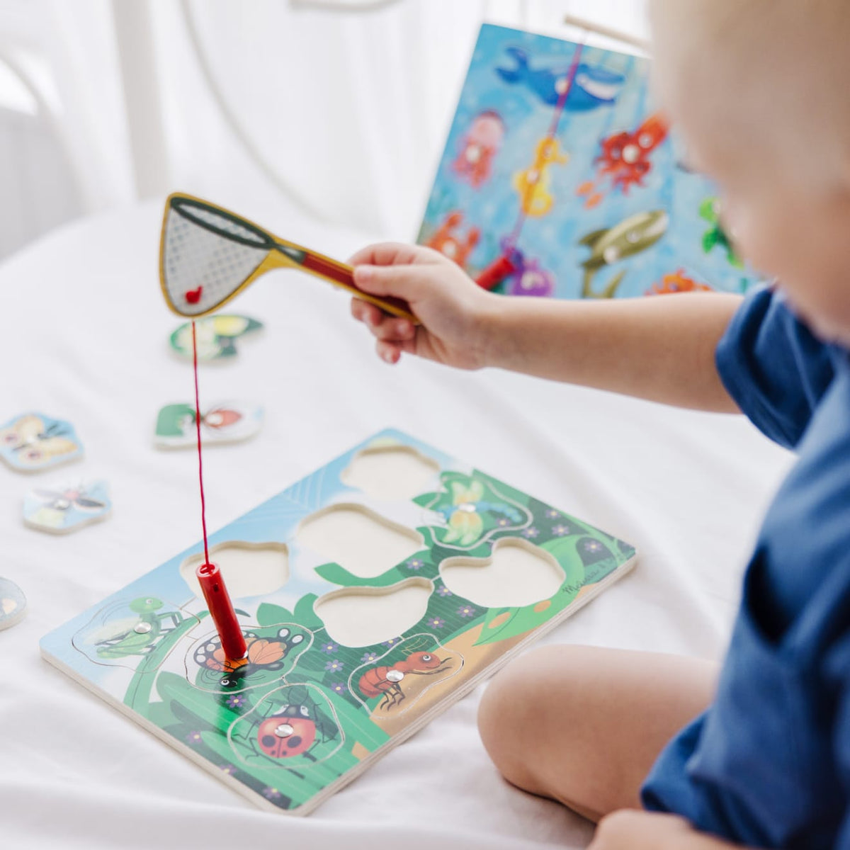 Educational Fishing & Bug Catching Magnetic Game Bundle