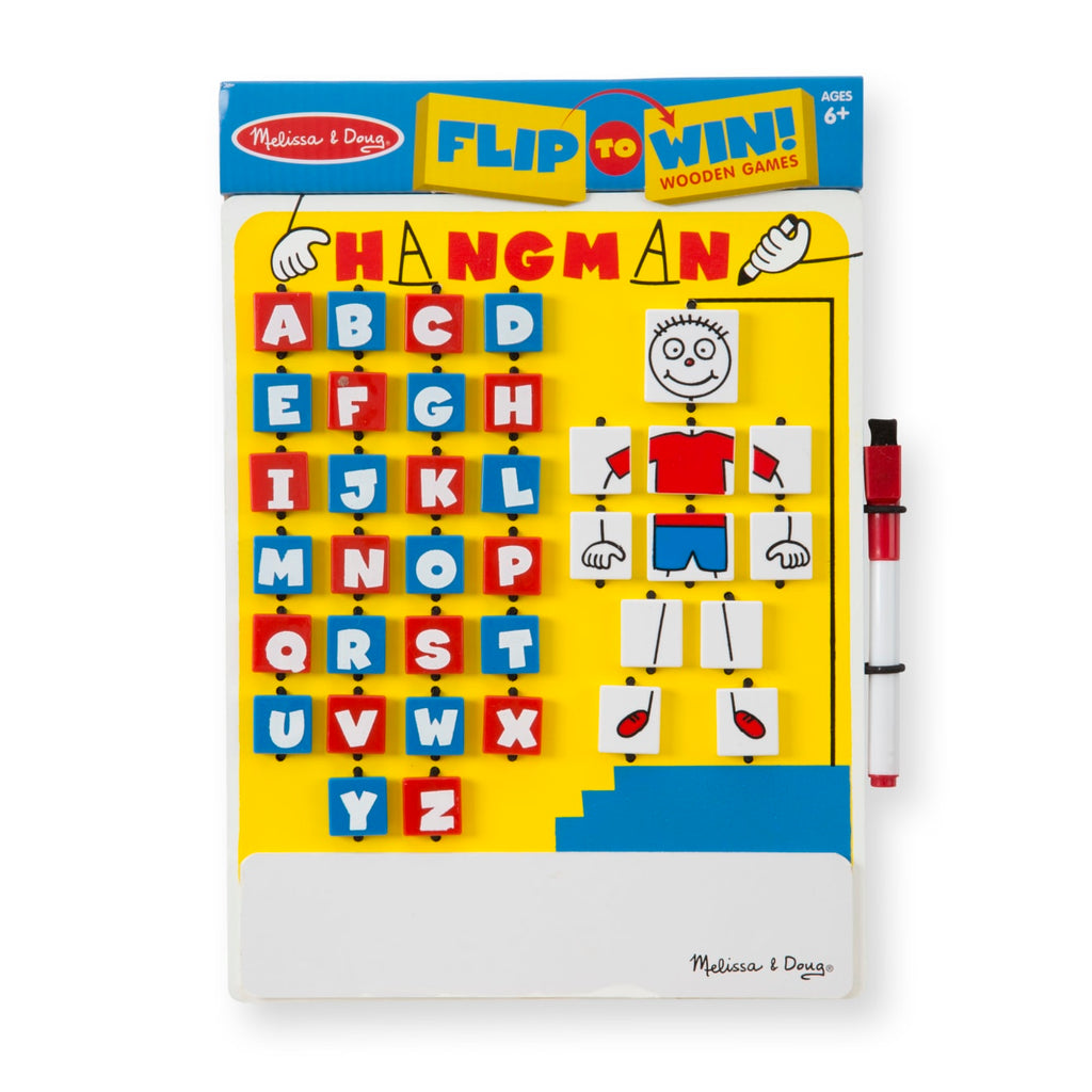 Educational Flip-to-Win Hangman Travel Game