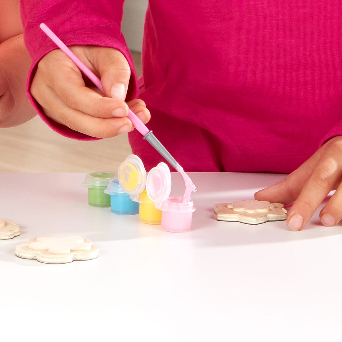 Educational Created by Me Flower Magnets Wooden Craft Kit