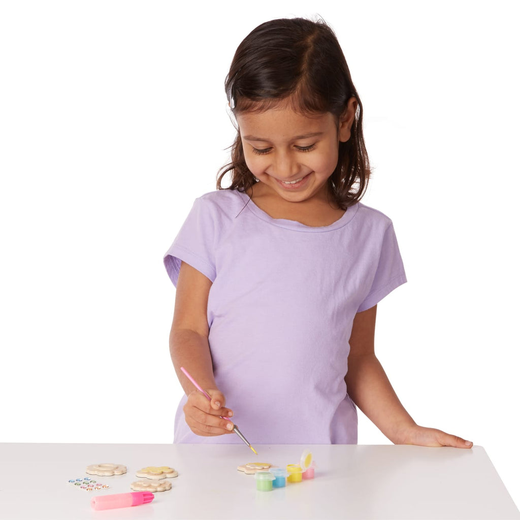 Educational Created by Me Flower Magnets Wooden Craft Kit