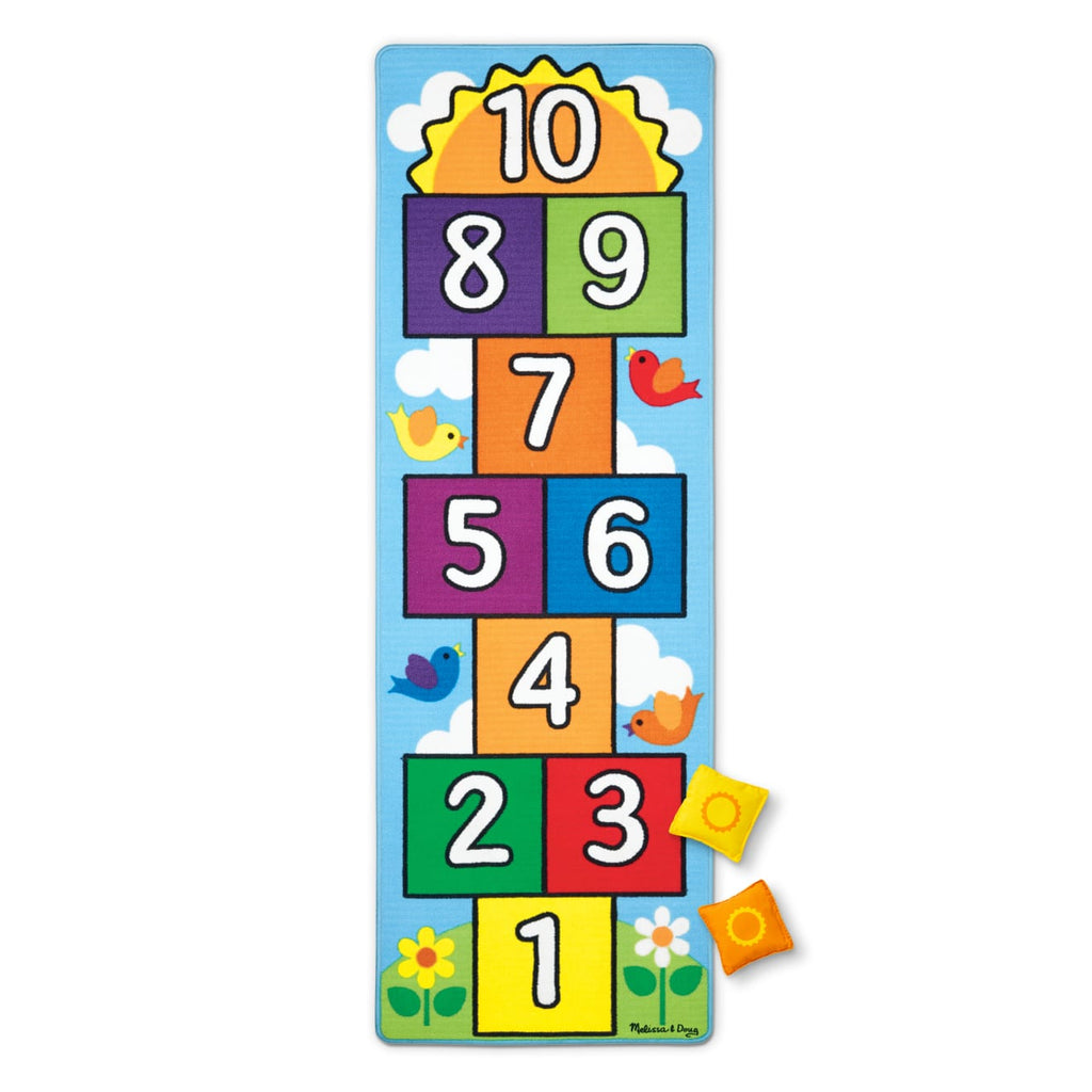 Educational Hop & Count Hopscotch Rug