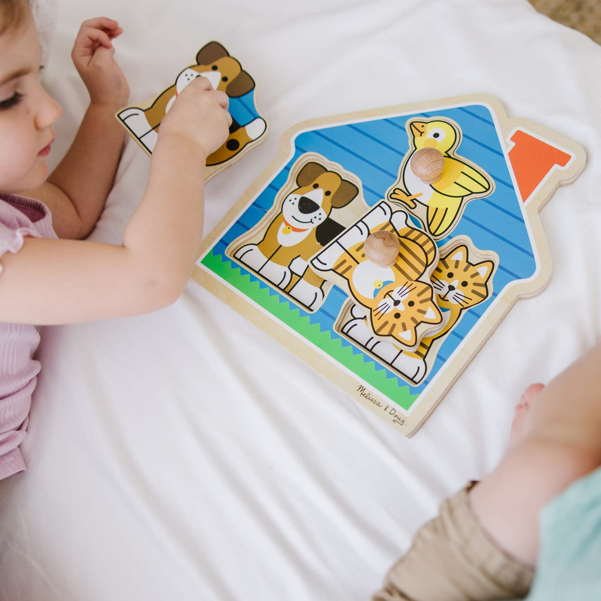 Educational House Pets Jumbo Knob Puzzle - 3 Pieces