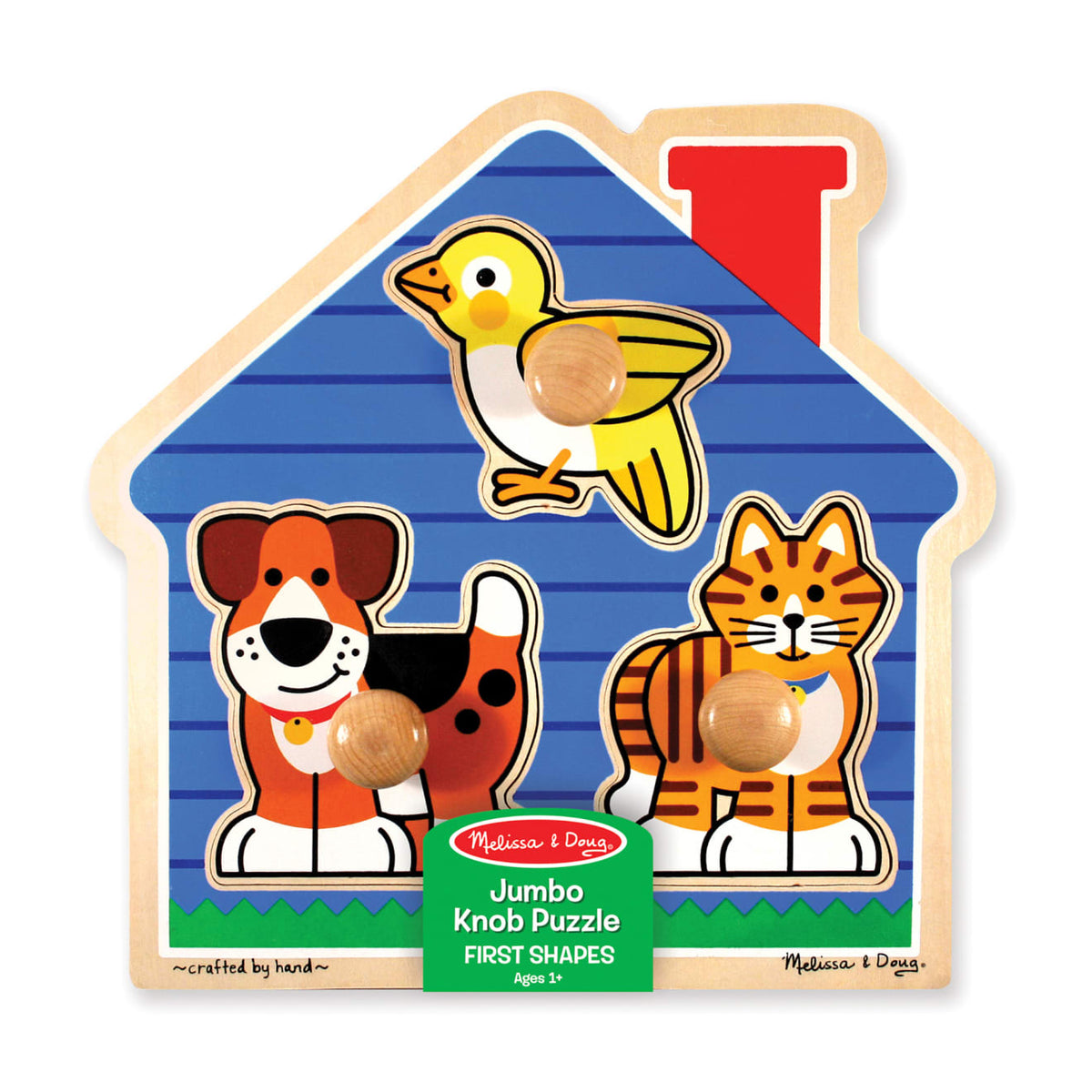 Educational House Pets Jumbo Knob Puzzle - 3 Pieces