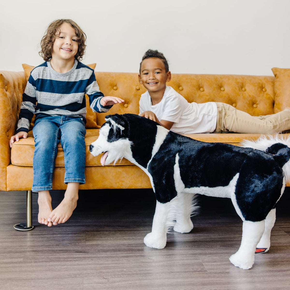 Educational Husky Giant Stuffed Animal