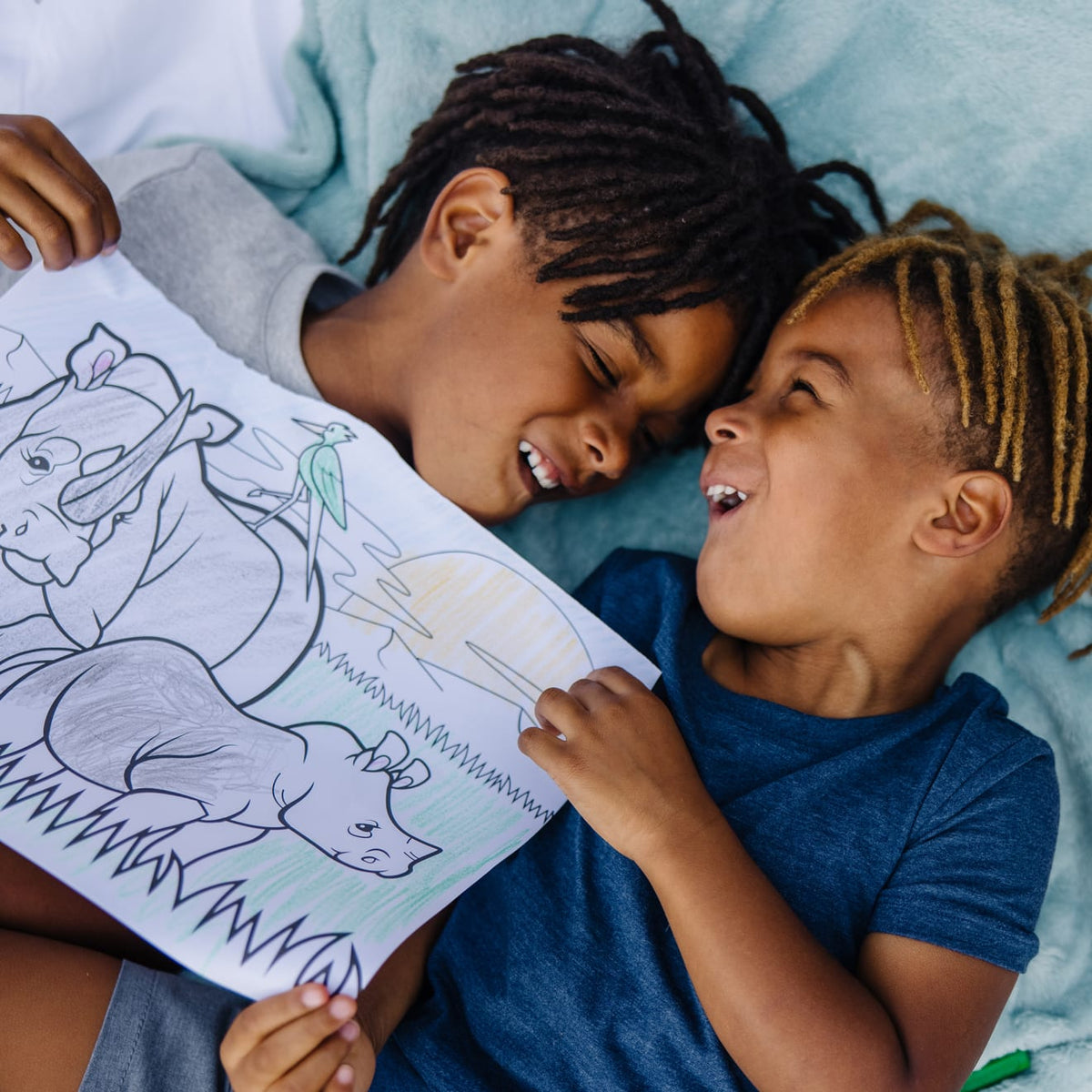 Educational Jumbo Coloring Pad - Animals