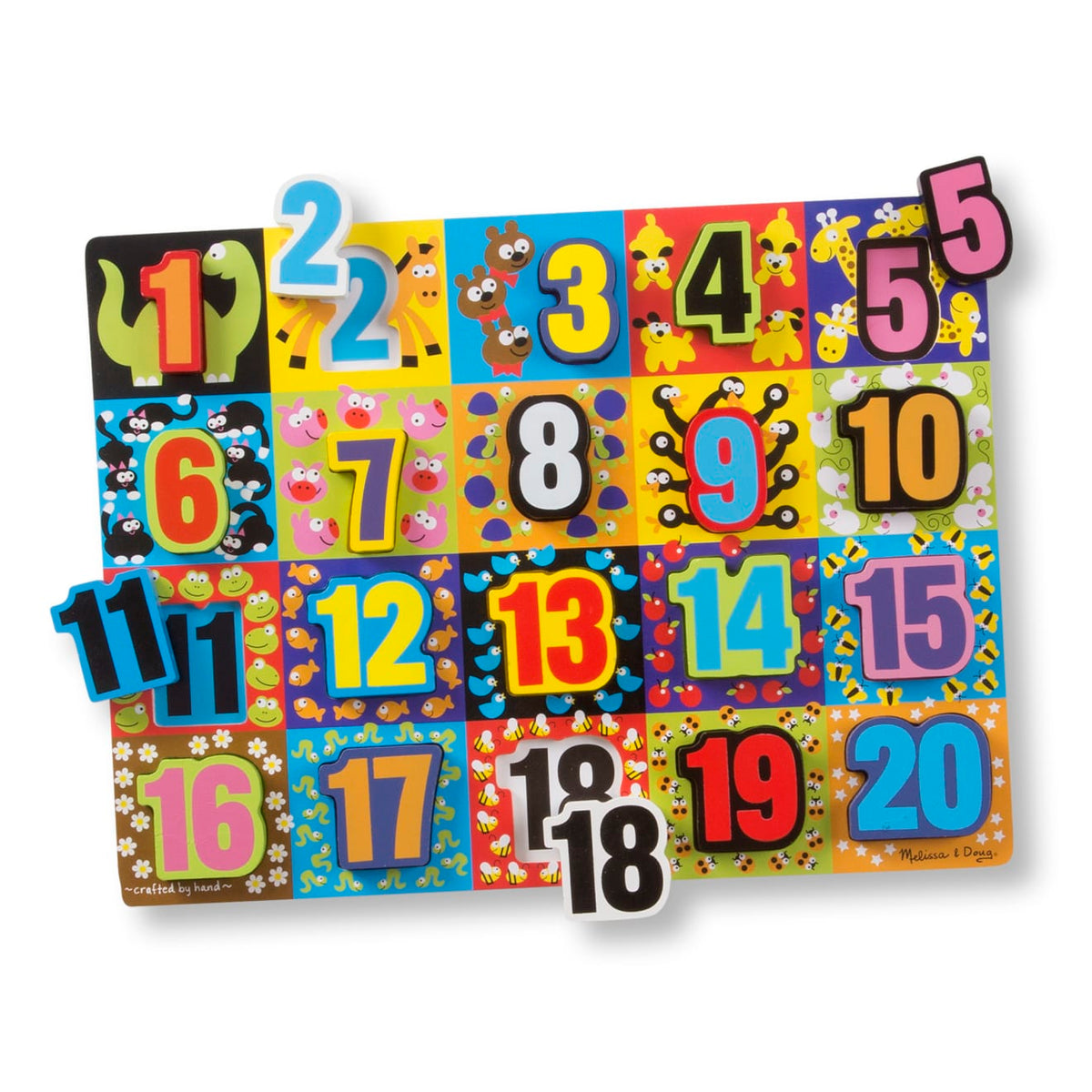 Educational Jumbo Numbers Chunky Puzzle
