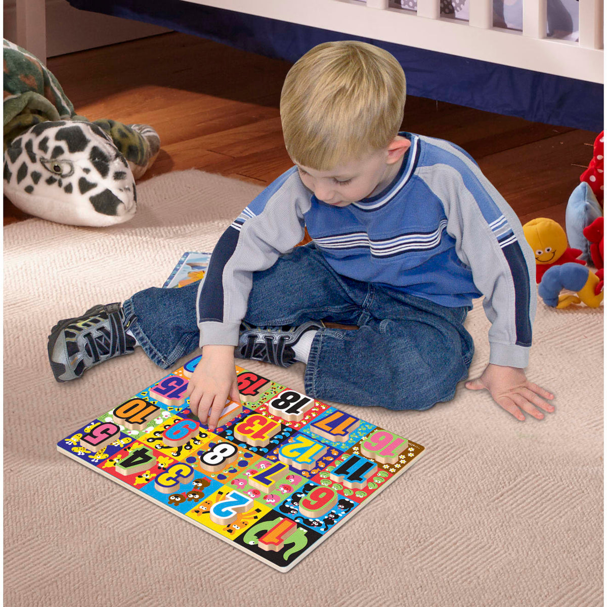 Educational Jumbo Numbers Chunky Puzzle
