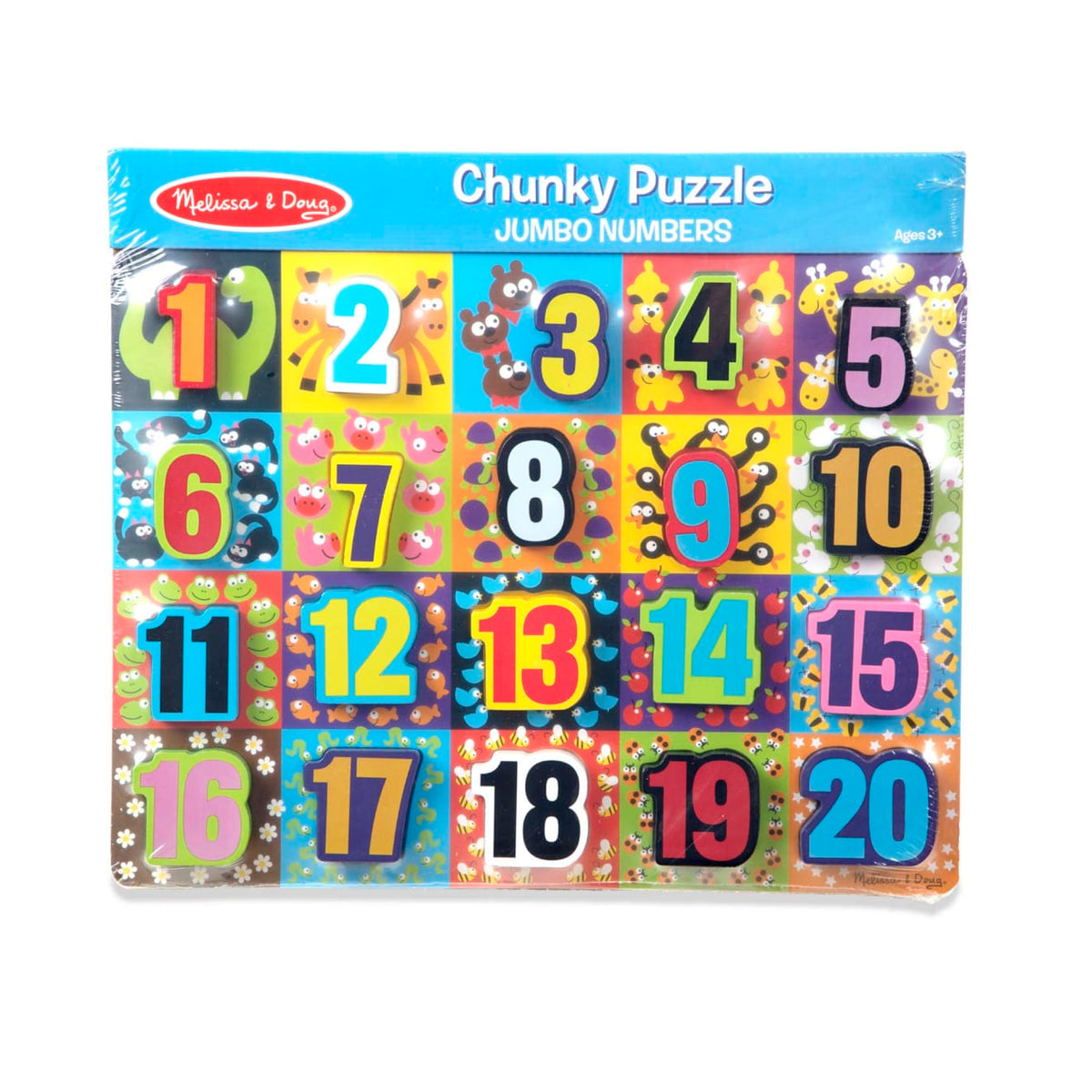 Educational Jumbo Numbers Chunky Puzzle