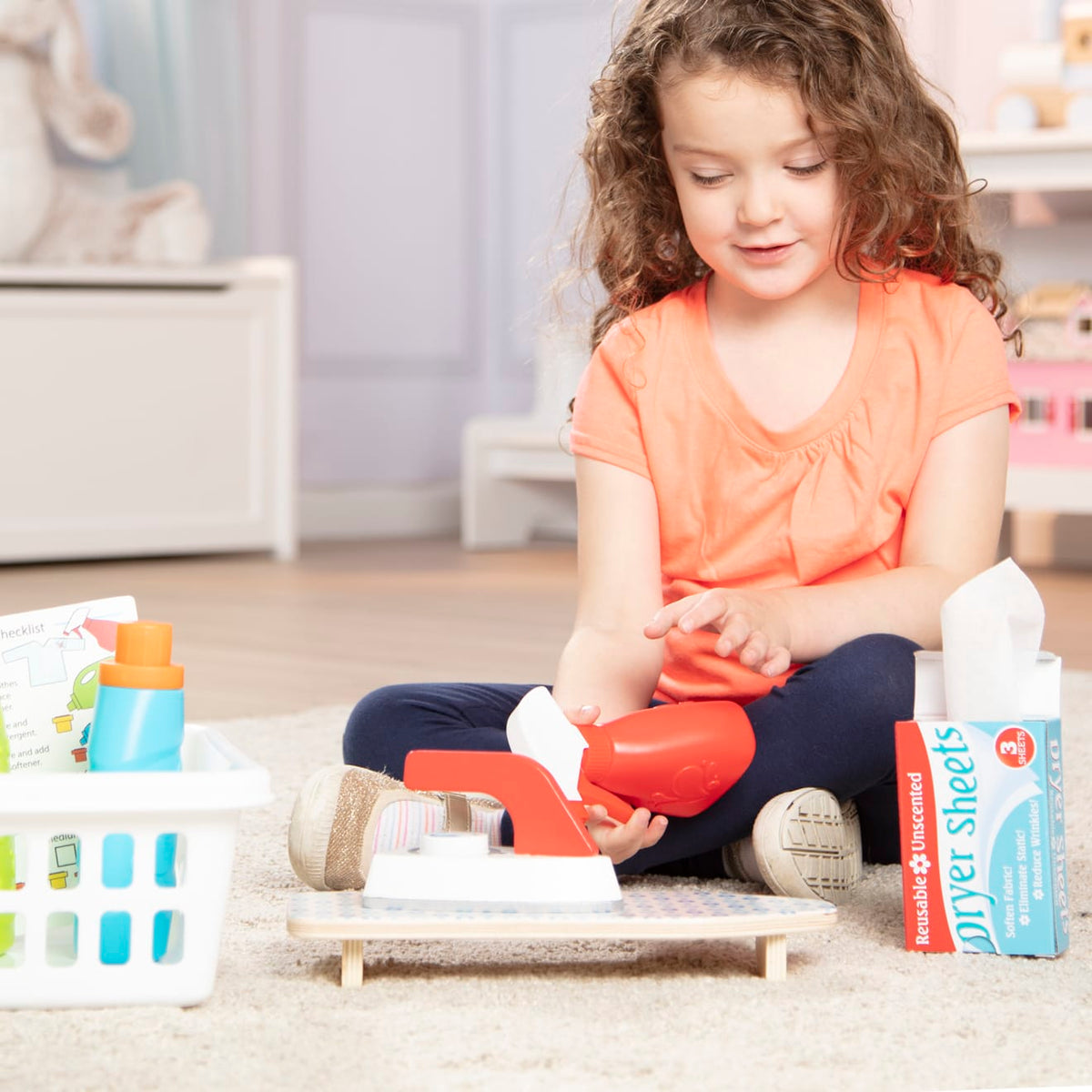 Educational Laundry Basket Play Set