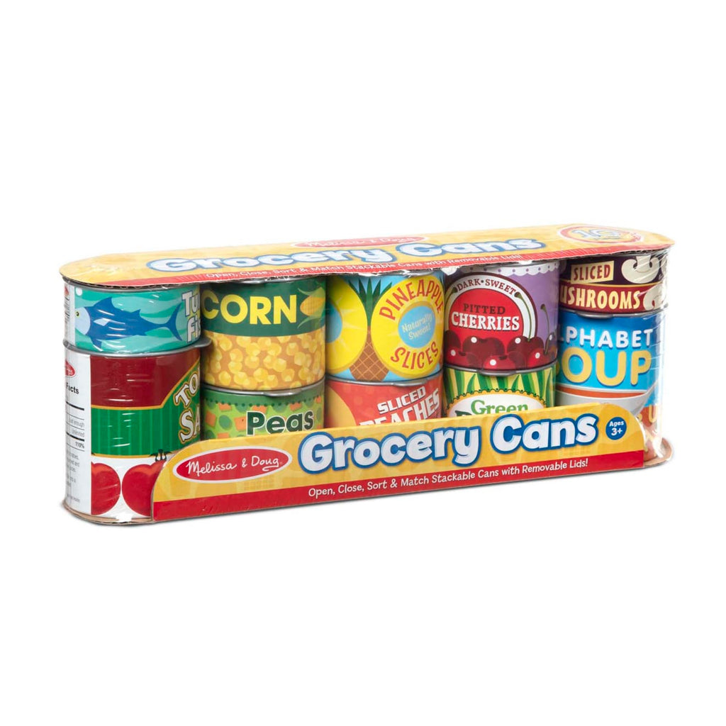 Educational Lets Play House Grocery Cans