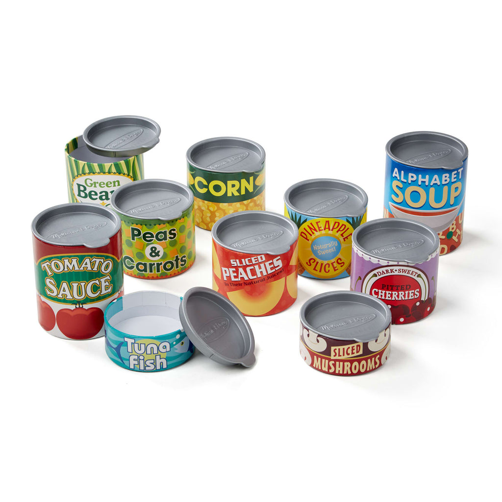 Educational Lets Play House Grocery Cans