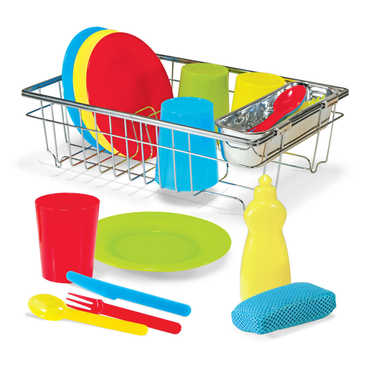 Educational Lets Play House Wash & Dry Dish Set