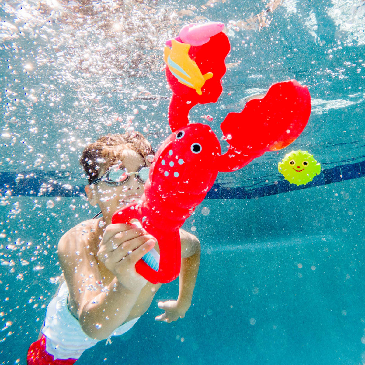 Educational Louie Lobster Claw Catcher Pool Toy