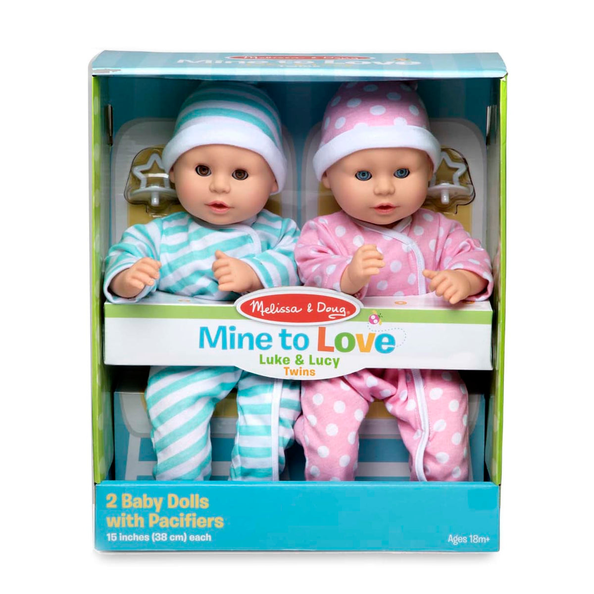 Educational Mine to Love Twins Luke & Lucy Dolls