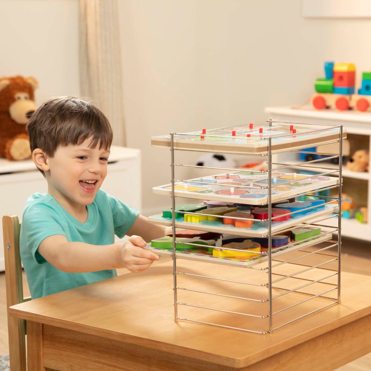 Educational Multi-Fit Wire Puzzle Rack